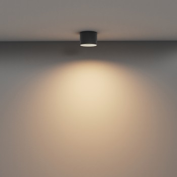 Spot LED aplicat Vega negru Maytoni, D9, 8W