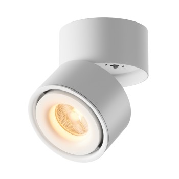 Spot LED aplicat Yin alb Maytoni, D10, 15W, 3000K