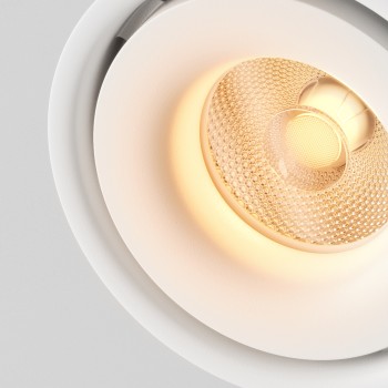 Spot LED aplicat Yin alb Maytoni, D10, 15W, 3000K