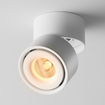Spot LED aplicat Yin alb Maytoni, D10, 15W, 3000K