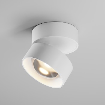 Spot LED aplicat Lens alb Maytoni, D9, 12W