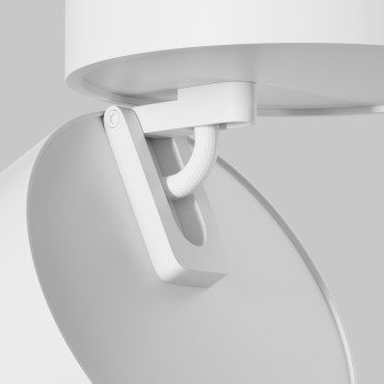 Spot LED aplicat Lens alb Maytoni, D9, 12W
