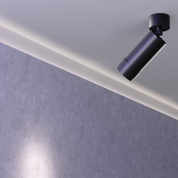 Spot LED aplicat Focus Zoom negru Maytoni, D5, 12W, 3000K