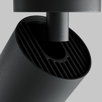 Spot LED aplicat Focus Zoom negru Maytoni, D5, 12W, 3000K