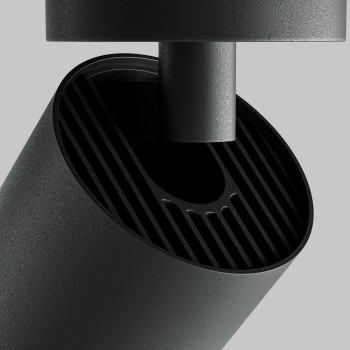 Spot LED aplicat Focus Zoom negru Maytoni, D5, 12W, 3000K