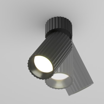 Spot aplicat Calipso negru Maytoni, D6, 1xGU10, H14