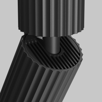 Spot aplicat Calipso negru Maytoni, D6, 1xGU10, H14