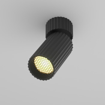 Spot aplicat Calipso negru Maytoni, D6, 1xGU10, H14