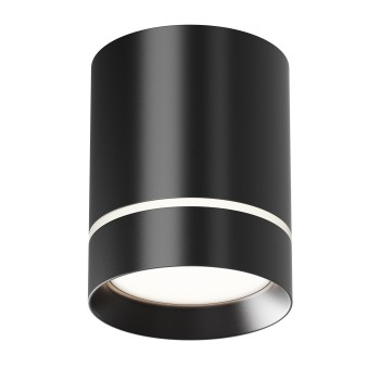Spot LED aplicat Orlo negru Maytoni, D8, 9W