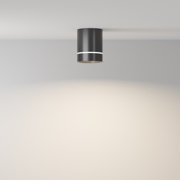 Spot LED aplicat Orlo negru Maytoni, D8, 9W