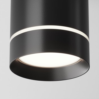 Spot LED aplicat Orlo negru Maytoni, D8, 9W