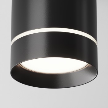 Spot LED aplicat Orlo negru Maytoni, D8, 9W