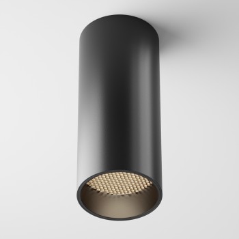 Spot LED aplicat Focus negru Maytoni, D5, 12W, H12, 3000K