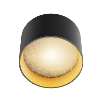 Spot LED aplicat Vega black and matte gold Maytoni, D9, 8W