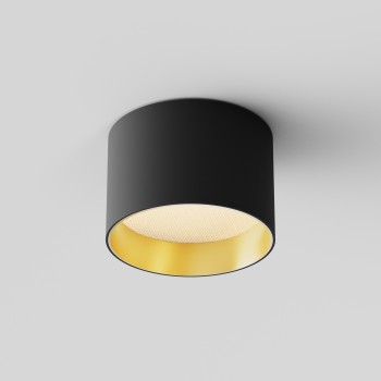 Spot LED aplicat Vega black and matte gold Maytoni, D9, 8W
