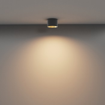 Spot LED aplicat Vega black and matte gold Maytoni, D9, 8W