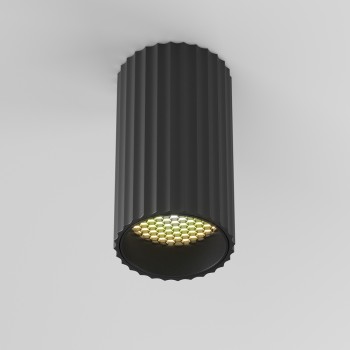 Spot aplicat Calipso negru Maytoni, D6, 1xGU10, H10