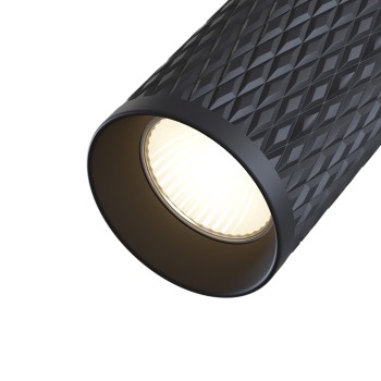 Spot aplicat Focus Design negru Maytoni, D6, 1xGU10
