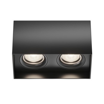 Spot aplicat Slim negru Maytoni, H12, 2xGU10