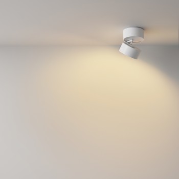 Spot LED aplicat Onda alb Maytoni, D8, 12W, 2700K