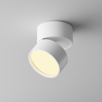 Spot LED aplicat Onda alb Maytoni, D8, 12W, 2700K