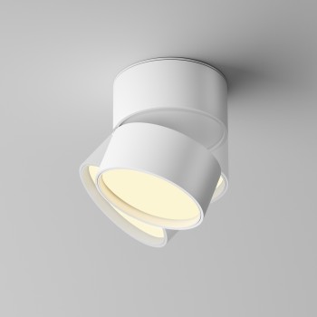 Spot LED aplicat Onda alb Maytoni, D8, 12W, 2700K