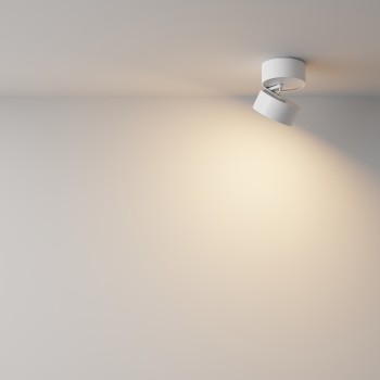 Spot LED aplicat Onda alb Maytoni, D8, 12W, 3000K