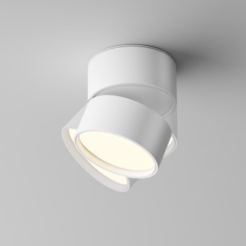 Spot LED aplicat Onda alb Maytoni, D8, 12W, 3000K