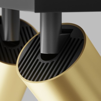 Spot aplicat Focus S negru Maytoni, H12, 2xGU10