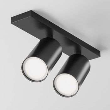 Spot aplicat Focus S negru Maytoni, H12, 2xGU10 (2)