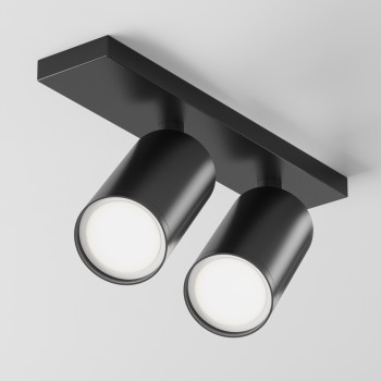 Spot aplicat Focus S negru Maytoni, H12, 2xGU10 (2)