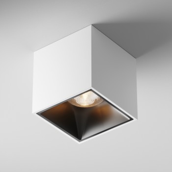 Spot LED aplicat Alfa alb Maytoni, H7, 12W, 3000K, dimabil