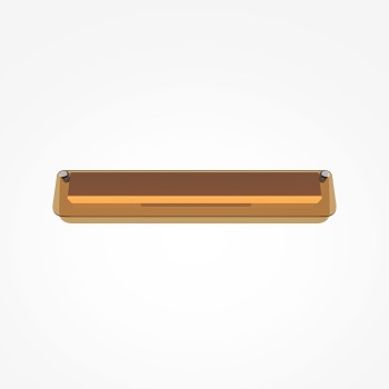 Aplică de perete LED Flat negru Maytoni, L43, amber