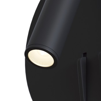 Aplică de perete LED negru Maytoni, L14
