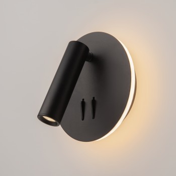 Aplică de perete LED negru Maytoni, L14