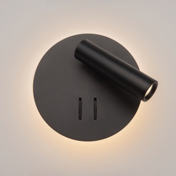 Aplică de perete LED negru Maytoni, L14
