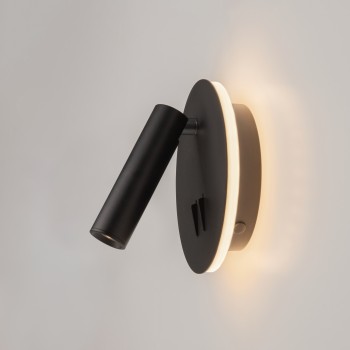 Aplică de perete LED negru Maytoni, L14
