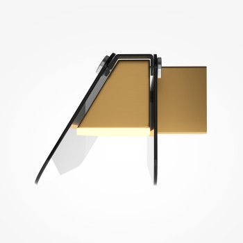 Aplică de perete LED Flat negru Maytoni, L30, grey