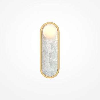 Aplică de perete LED Perlamour alamă Maytoni, L13, H33