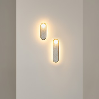 Aplică de perete LED Perlamour alamă Maytoni, L13, H33