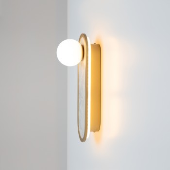 Aplică de perete LED Perlamour alamă Maytoni, L13, H33
