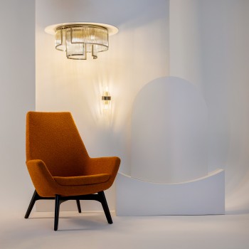 Aplică de perete Frame auriu Maytoni, L12