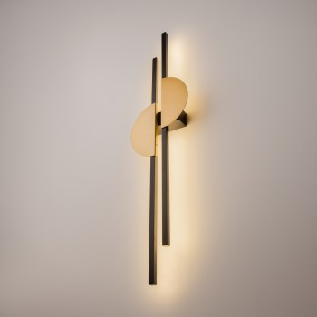 Aplică de perete LED Skyline negru Maytoni, L6, brass (2)