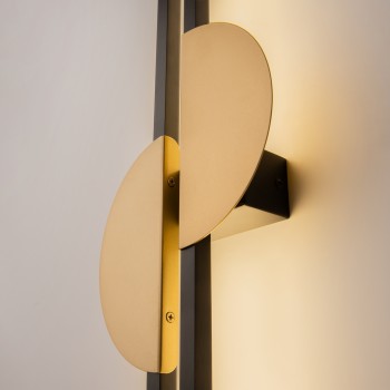 Aplică de perete LED Skyline negru Maytoni, L6, brass (2)