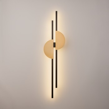 Aplică de perete LED Skyline negru Maytoni, L6, brass (2)