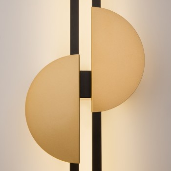 Aplică de perete LED Skyline negru Maytoni, L6, brass (2)