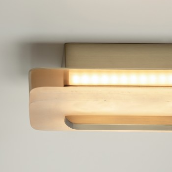 Aplică de perete LED Albatre alamă Maytoni, L7, H40