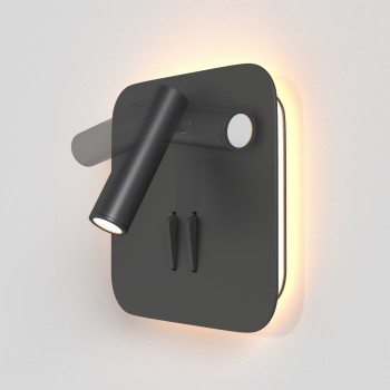 Aplică de perete LED negru Maytoni, L6