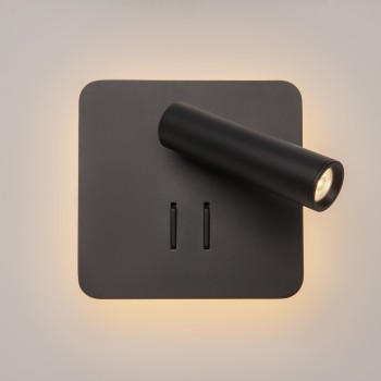 Aplică de perete LED negru Maytoni, L6