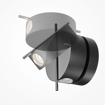 Aplică de perete LED Nuance negru Maytoni, L7
